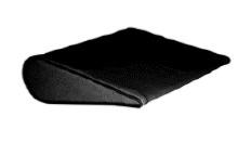 Coussin cale 12 cm - noir - Destockage